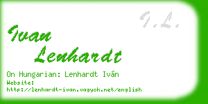 ivan lenhardt business card
